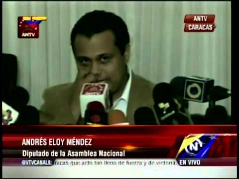 Denuncias del diputado Andrés Eloy Méndez contra Oscar López: lo insta a entregarse