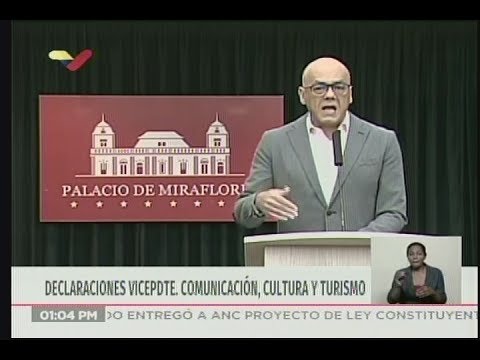 Jorge Rodríguez, rueda de prensa sobre capturados y solicitados por ataques al Sistema Eléctrico