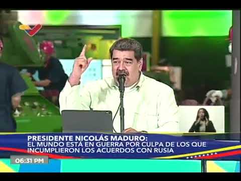 Maduro: Ya hay una guerra mundial en lo económico, con sanciones; que no escale a militar y nuclear