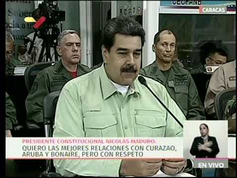 Presidente Maduro anuncia cierre de frontera terrestre con Brasil, 21 febrero 2019