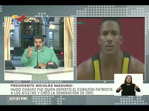Presidente Maduro defiende a Julio Mayora tras ser insultado por dedicar medalla a Hugo Chávez