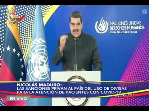 Maduro interviene en Consejo de Derechos Humanos de la ONU y denuncia sanciones, 28 febrero 2022