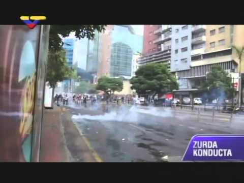 Cabeza&#039;e Mango muestra disturbios por opositores violentos en Chacaíto y El Rosal