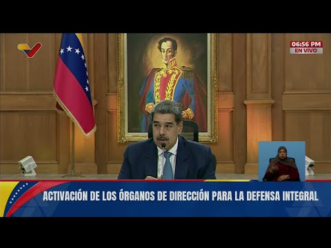 Maduro activa Órganos de Dirección para la Defensa Integral (ODDI) desde el Palacio de Miraflores