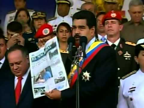 Maduro sobre el &quot;niño real&quot;: para El Nacional y El Universal hoy no es el natalicio de Bolívar
