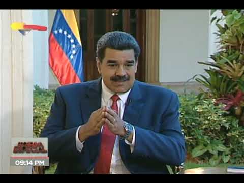 Presidente Nicolás Maduro entrevistado por agencia Xinhua de China, 31 agosto 2019