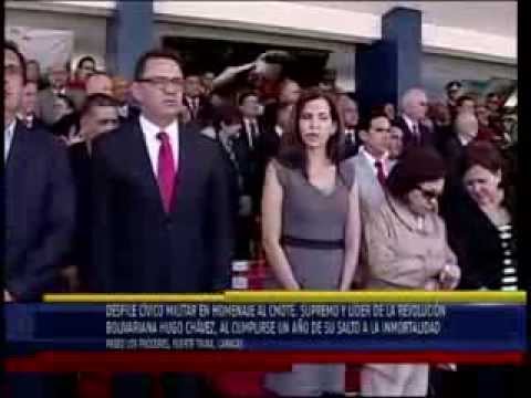 COMPLETO: Desfile Cívico Militar en honor al Comandante Hugo Chávez, 1er aniversario de su partida