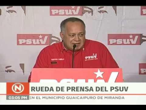 Diosdado Cabello, rueda de prensa del PSUV completa, 7 enero 2019