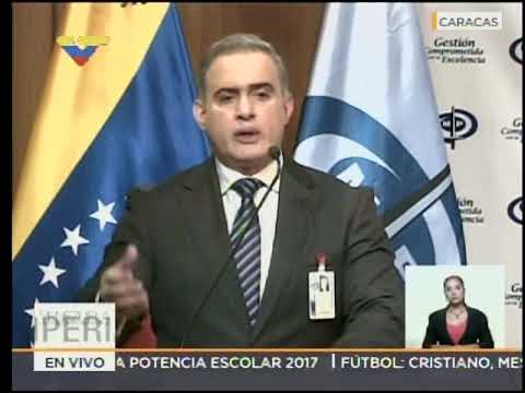 Fiscal Tarek William Saab, rueda de prensa sobre red de extorsión de Germán Ferrer