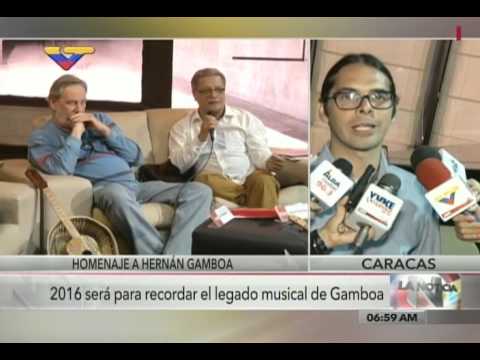 Freddy Ñáñez invita a conciertos en homenaje a Hernán Gamboa