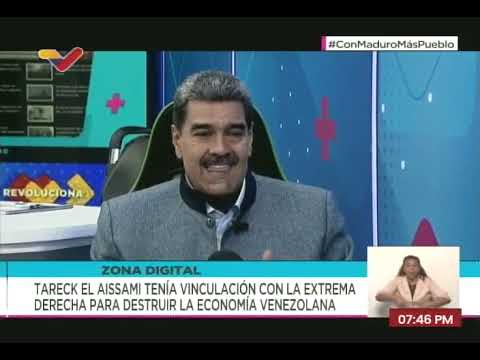 Maduro sobre Tareck El Aissami conspirando con Julio Borges, Leopoldo López y otros para derrocarlo