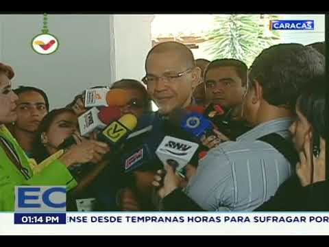 Ernesto Villegas, ministro de Cultura, declara tras votar en elecciones concejales 2018