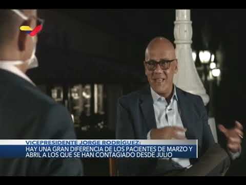 Jorge Rodríguez entrevistado por Ernesto Villegas, programa &quot;Aquí con Ernesto&quot;, 30 agosto 2020