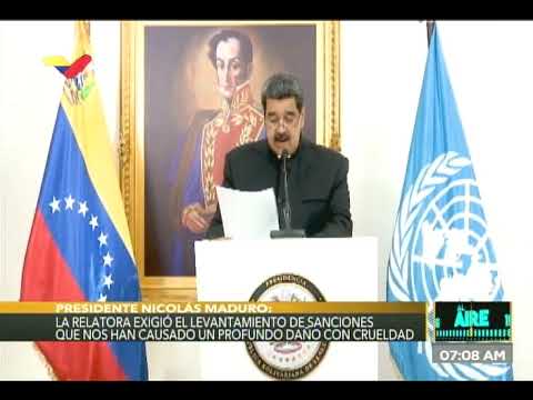 Presidente Nicolás Maduro ante el Consejo de Derechos Humanos de la ONU, 22 febrero 2021
