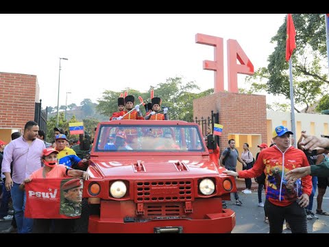 Sable del Cadete usado por Hugo Chávez llega al Cuartel de la Montaña, 15 de marzo de 2023