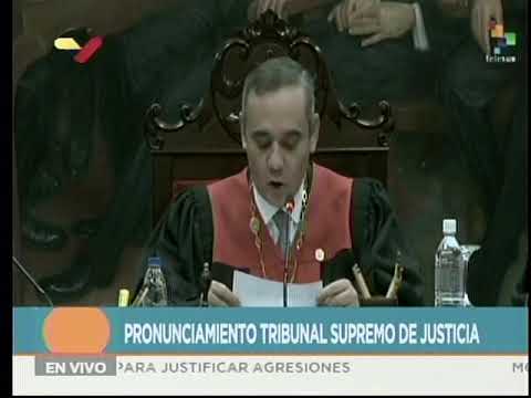 TSJ de Venezuela rechaza amenazas de EEUU contra el Poder Judicial