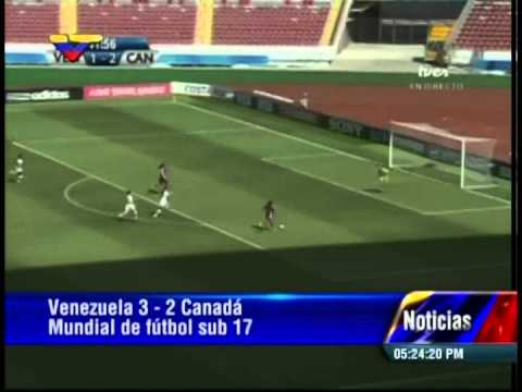 Resumen de VTV del partido Venezuela-Canadá del Mundial de Fútbol Sub-17