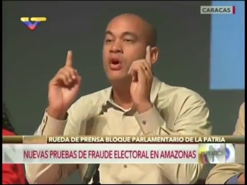 Rueda de prensa completa de Héctor Rodríguez con nuevas pruebas de compra votos en Amazonas