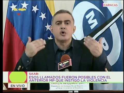 Fiscal Saab: Se abrirán antejuicios de mérito contra quienes llamaron a la violencia