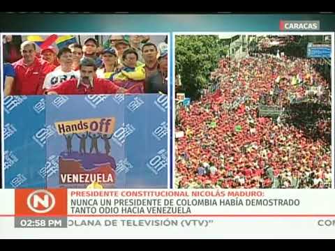 Maduro rompe relaciones políticas y diplomáticas con Colombia