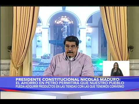 Presidente Maduro aprueba 11,8 millones de euros para 13.500 toneladas de perniles