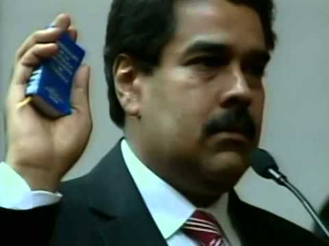 Nicolás Maduro es juramentado como Presidente Encargado el 8 de marzo de 2013