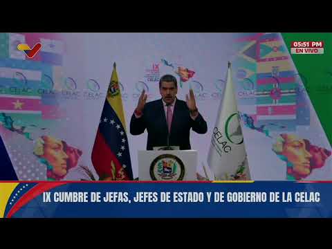 Maduro en la cumbre de Celac en Honduras, 9 de abril de 2025