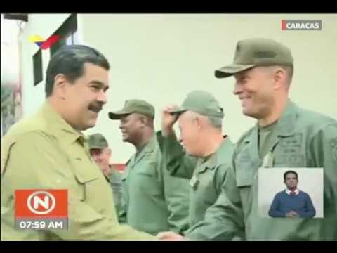 Presidente Maduro acompaña a soldados en ejercicios en Fuerte Tiuna, 30 enero 2019