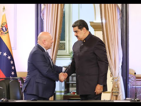 Maduro recibe al Fiscal de la Corte Penal Internacional, Karim Khan, este 31 de marzo de 2022