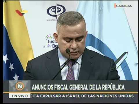 Fiscal General Tarek William Saab, 14 agosto 2018, sobre atentado contra Maduro