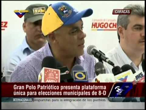 Rueda de prensa de Jorge Rodríguez y partidos del Gran Polo Patriótico este lunes