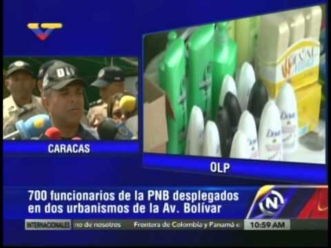 Director PNB informa sobre operativo en urbanismos Ojos de Agua y Omar torrijos en Av. Bolívar