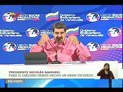 Maduro denuncia que Iván Duque intentó ordenar a oposición que se retiraran del diálogo