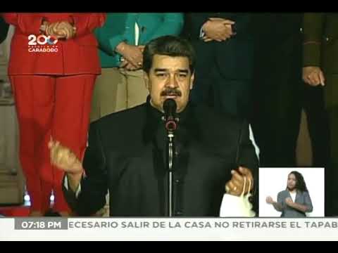 Maduro recibe a Baltazar Porras, Aldo Giordano y niña Yaxury Solórzano tras beatificación de JGH