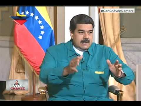 Adán Chávez entrevista a Nicolás Maduro el 5 marzo 2018 en &quot;La Voz de Chávez&quot;