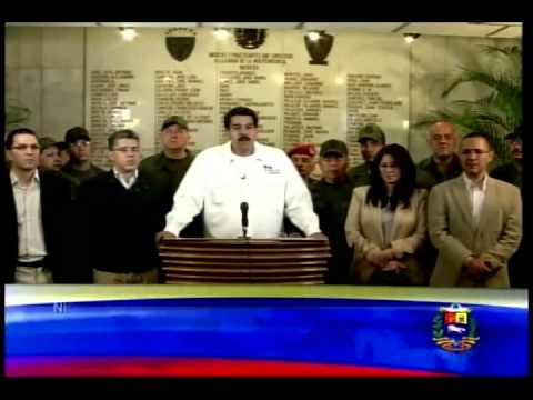 Nicolás Maduro informa de la muerte del Comandante Hugo Chávez