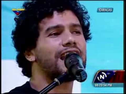 José Alejandro Delgado y Nicolás Maduro desde el Parque Alí Primera (Tarjeta SOMOS)