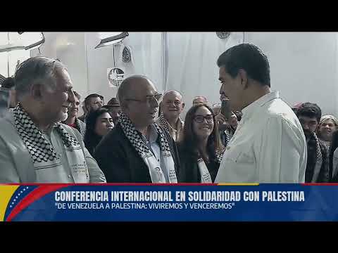 Maduro en Conferencia en Solidaridad con Palestina, 29 noviembre 2024