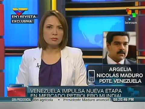 Pdte Nicolás Maduro entrevistado en Telesur desde Argelia, balance gira
