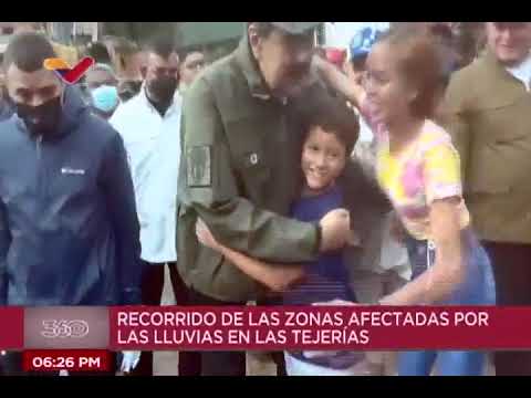 Maduro realiza segunda visita a Las Tejerías, lunes 17 octubre 2022