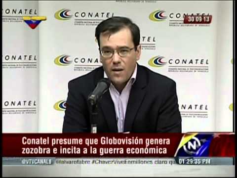 Conatel sanciona a Globovisión por promover sabotaje económico