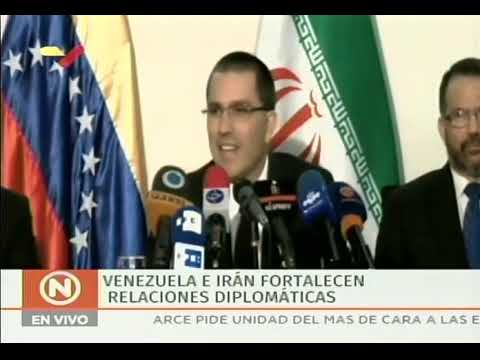 Canciller venezolano Jorge Arreaza desde Irán: Rueda de prensa este 21 de enero de 2020