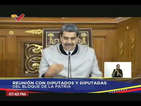 Maduro llama a diputados a ser humildes y no dejar de ser pueblo
