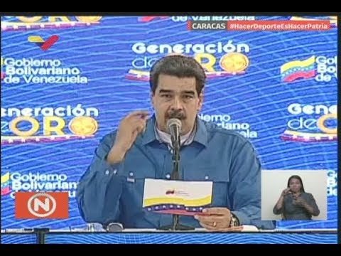 Presidente Maduro se reúne con atletas que participarán en Juegos Panamericanos Lima 2019