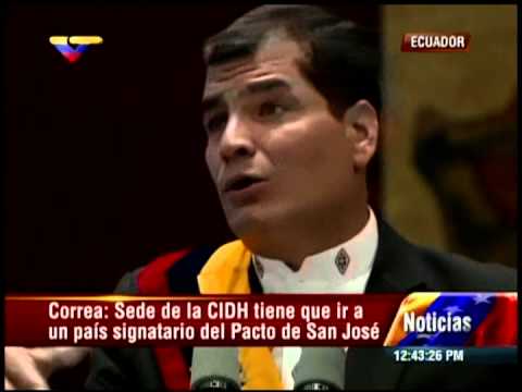 Discurso de Rafael Correa en la toma de posesión este 24 de mayo de 2013