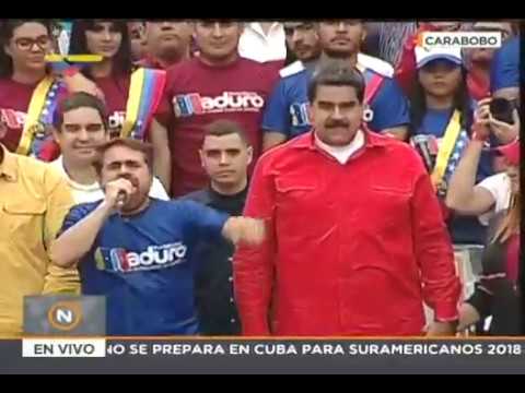 Discurso de Nicolás Maduro, acto de campaña en Carabobo con Rafael Lacava el 24 abril 2018