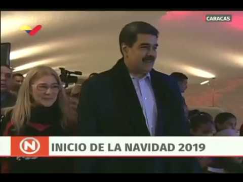 Presidente Maduro da inicio a la Navidad 2019 desde el Hotel Humboldt