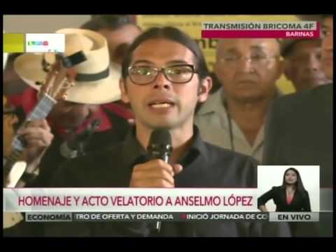 Imponen Orden Libertadores de Venezuela al maestro Anselmo López en su sepelio
