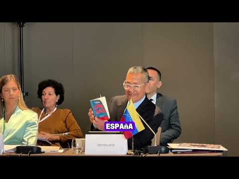 Ernesto Villegas en la XXII Conferencia Iberoamericana de Ministros y Ministras de Cultura, España