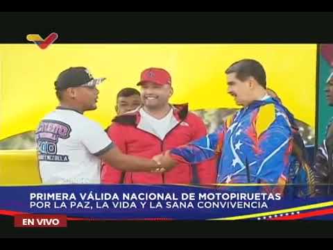 Maduro declara a las motopiruetas Deporte Nacional, en 1era Válida Nacional de Motopiruetas